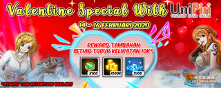 Rayakan Valentine’s Day Bersama Ocean Rebellion dan UniPin!